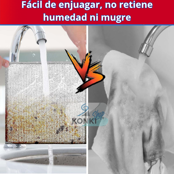 5 paños antiadherentes + 2 pastas de olla Magic ¡REGALO!⭐