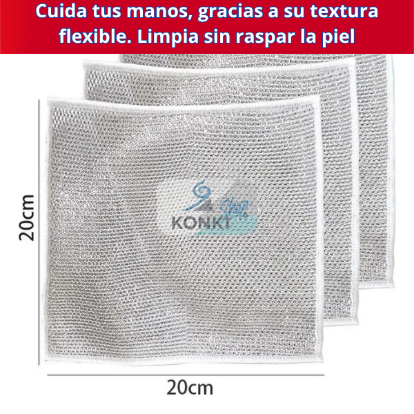 5 paños antiadherentes + 2 pastas de olla Magic ¡REGALO!⭐