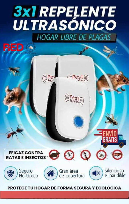 RED™ - Repelente ultrasonico para roedores