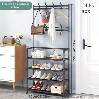 LongBox® - 4 niveles + 8 percheros DOBLES!