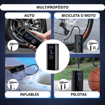 AIRCAR - Inflador De Neumáticos Portátil