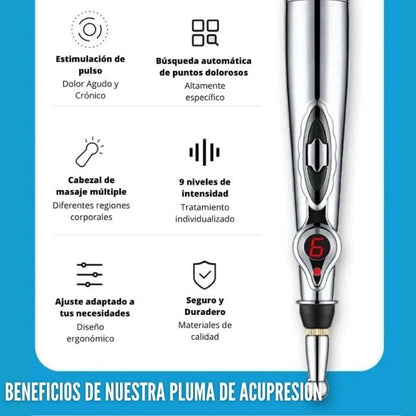 Pluma de Acupresión Portátil