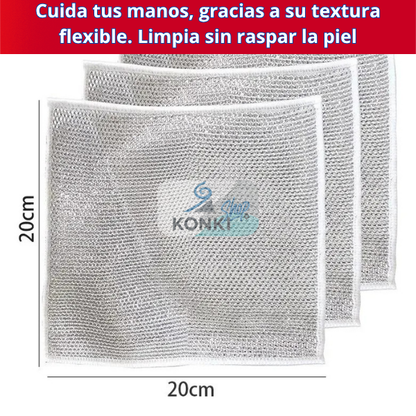 5 paños antiadherentes +  2 pastas de olla Magic ¡REGALO!⭐